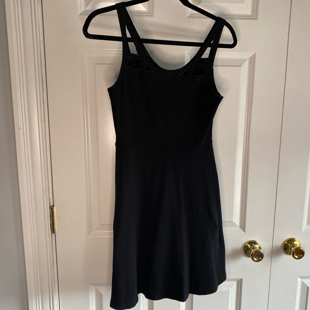 Express Black Skater Dress